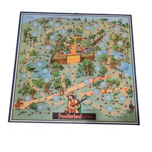 Parker Brothers Walt Disneys Frontierland Board Game BOARD ONLY Vintage